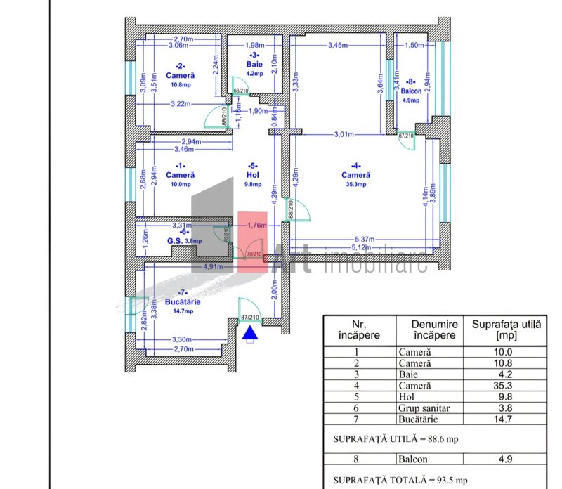 Lujerului Vanzare apartament 4 camere